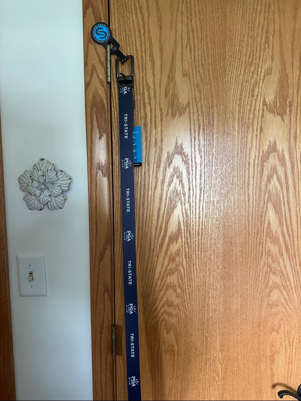 Scales Navy Blue PGA Tri State men’s golf belt